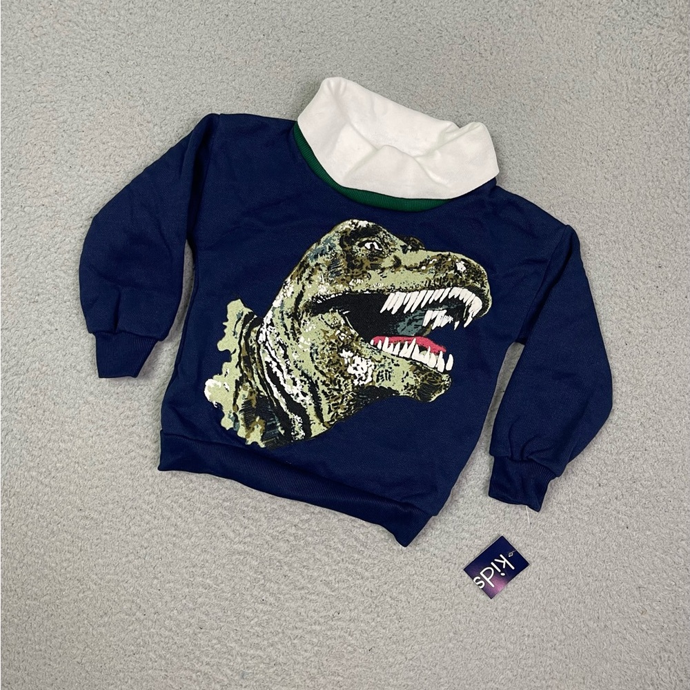 Kids Vintage 90s dinosaur sweater‎